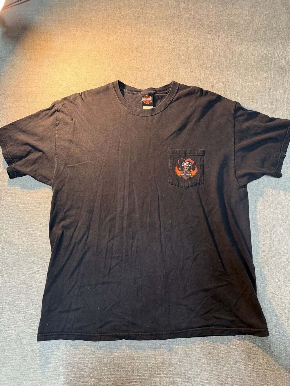 Vintage Harley-Davidson Budke's North Platte Nebraska Pocket T-Shirt 2XL
